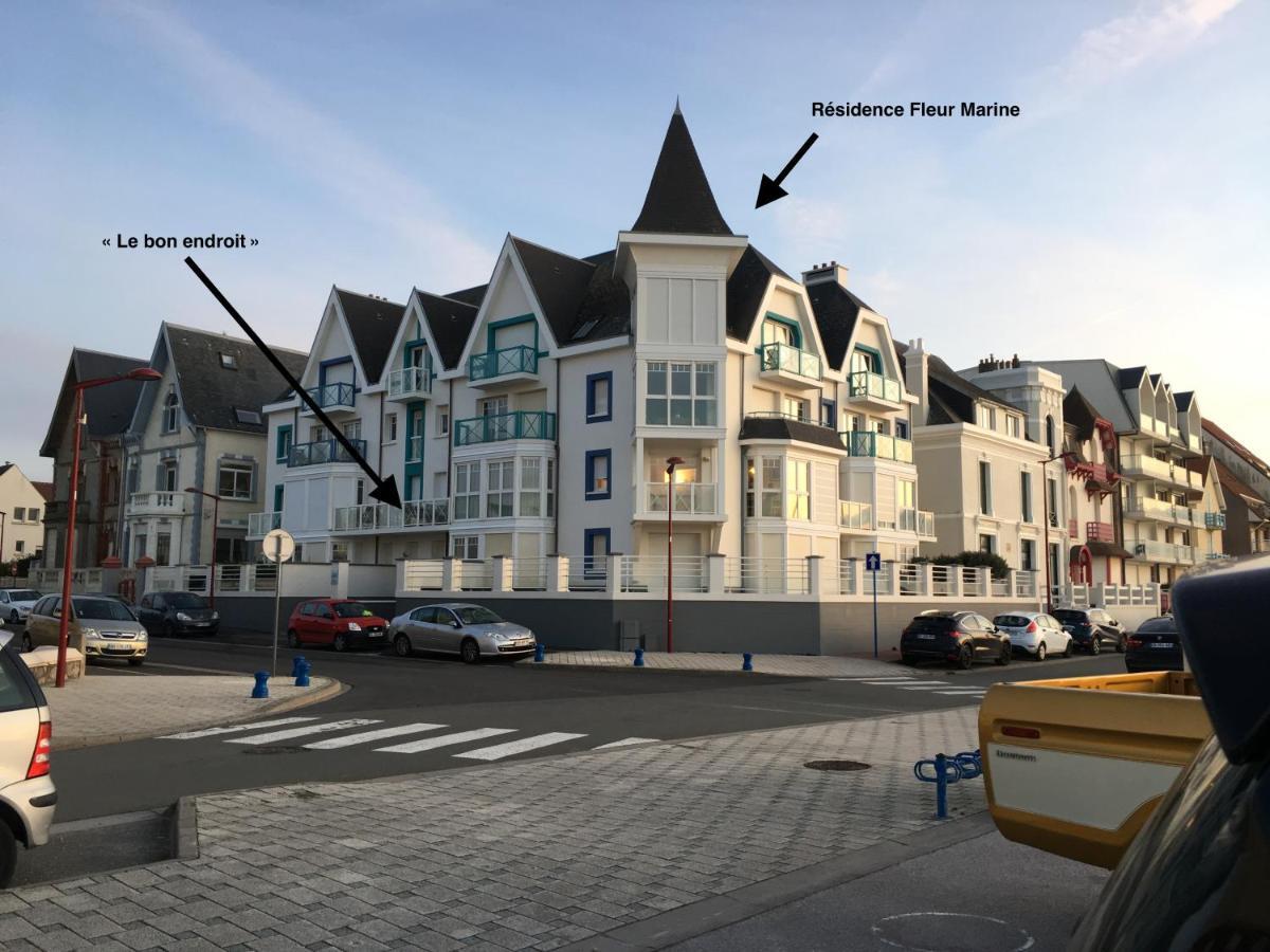 Le Bon Endroit En Bord De Mer, Vue Mer , Parking Et Wifi Wimereux Buitenkant foto